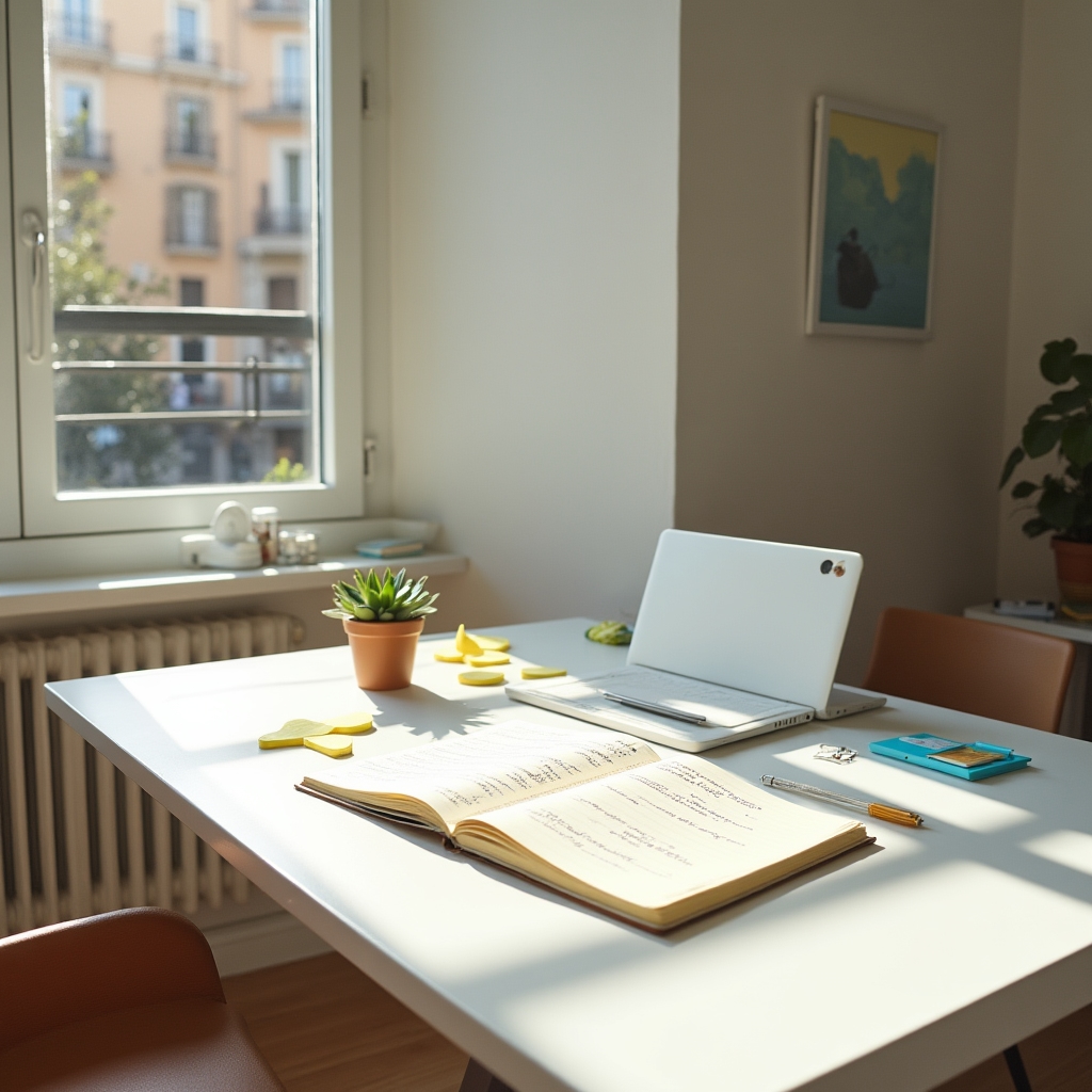 Spazio di lavoro creativo dove è nato il progetto Yumbrelis
